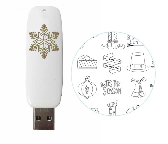 Foil Quill Holiday USB Art / USB con Diseños para Foil Quill Accesorios We R Memory Keepers