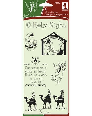 Sellos de Polímero de Noche Sagrada  / O Holy Ninght 99506 Descontinuado Inkadinkado