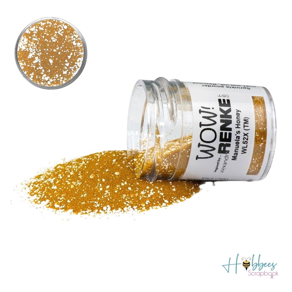 Manuella's Honey Embossing Powder / Polvo de Embossing Oro Translúcido