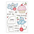 Cupcake Birdy Stamps / Sellos de Polímero Pájaro y Cupcake Descontinuado Honey Pop