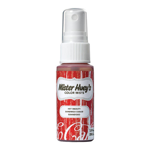 Mr. Huey´s Misting Spray Hot Diggity / Tinta en Spray Rojo Intenso Tintas American Crafts