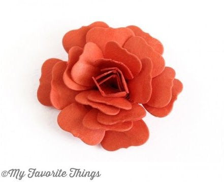 Rolled Blooming Rose Die / Suaje de Rosa Descontinuado Die Namics