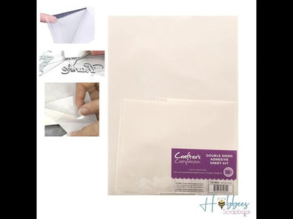 Double Sided Adhesive Sheet Kit / 18 Hojas con Adhesivo Doble Cara