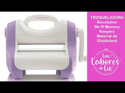 Revolution Cutting &amp; Embossing Machine Lilac / Máquina Revolution Suajadora Suajadoras / Troqueladoras We R Memory Keepers