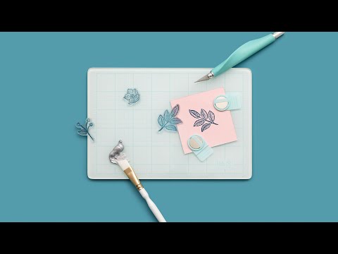 Magnetic Glass Mat 9" x 6" / Tapete magnético de vidrio Tapetes, Mats We R Memory Keepers