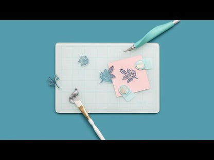 Magnetic Glass Mat 9" x 6" / Tapete magnético de vidrio Tapetes, Mats We R Memory Keepers