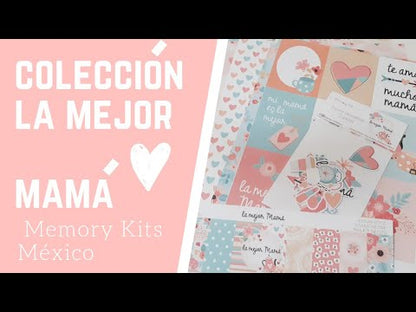 Kit de Papel Cartulina La Mejor Mamá Descontinuado Memory Kits