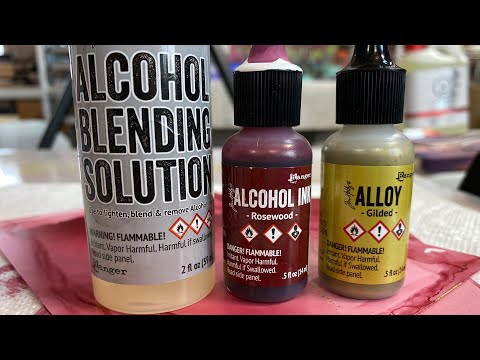 Tim Holtz Alloy Sterling 2 fl oz / Tinta al Alcohol Metálica