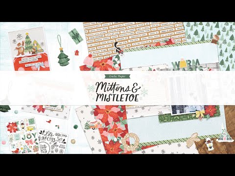 Mittens &amp; Mistletoe 6 x 8 Paper Pad / Bloc de Papel Muérdago