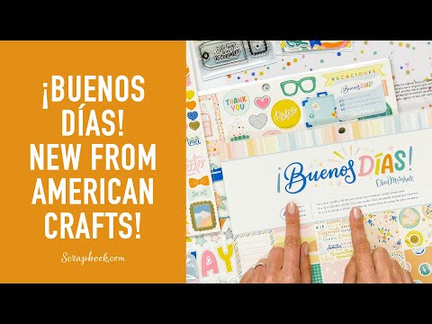 Buenos Dias Stamps / 12 Sellos Buenos Días American Crafts