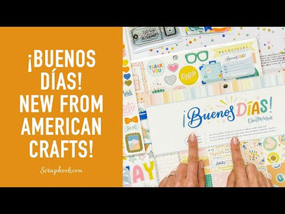 Buenos Dias Stamps / 12 Sellos Buenos Días American Crafts