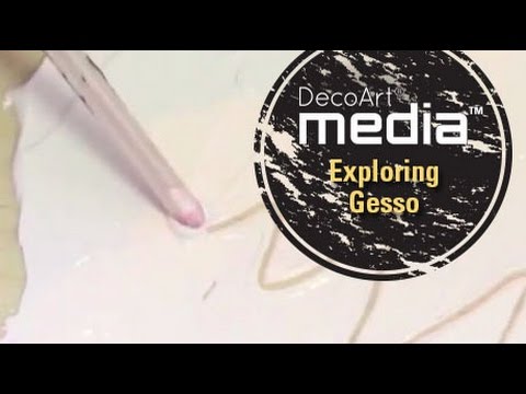 DecoArt Media Gesso / Gesso Negro Pastas Texturizadoras y Medios Mixtos DecoArt