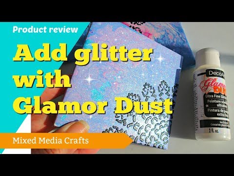 Glamour Dust Glitter Paint Ice Crystal / Pintura con Purpurina Translúcido