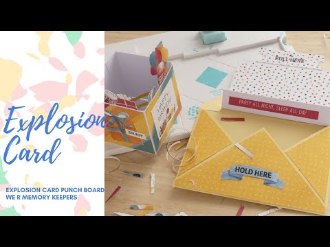 Explosion Card Punch Board Rubber Bands / Ligas de Goma para Tarjetas Explosivas Accesorios We R Memory Keepers
