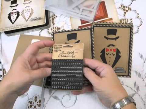 Tim Holtz Bigz Die Dapper / Suaje de Caballero Dados de Corte / Suajes / Troqueles Sizzix