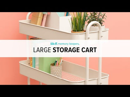 A la Cart Storage Cart With Handles / Carrito Organizador Con Asas