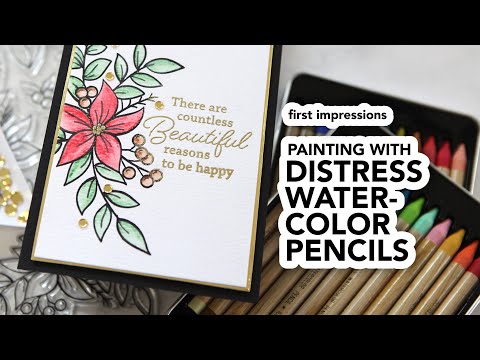 Tim Holtz Distress Watercolor Pencils / Lápices de Acuarela Set 2