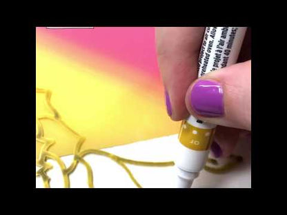 Glass Paint Marker Gold / Rotulador para Vidrio y Cerámica - Dorado Descontinuado DecoArt