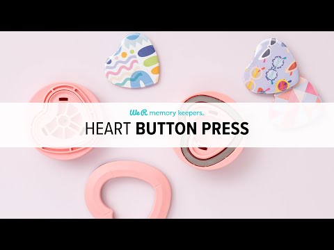 Button Press Inserts Heart / Inserto de Corazón Button Press