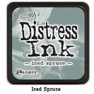 Tim Holtz Distress Iced Spruce / Tinta para Sellos Tintas Ranger