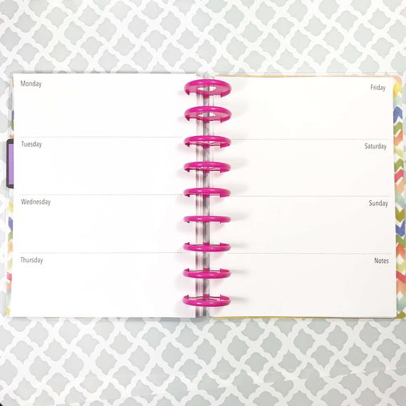 Happy Planner Discs Pink / Anillos para Agendas Planificadoras Rosa DESCONTINUADO Me &amp; My Big Ideas