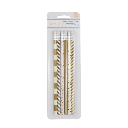 Patterned Pencils / Lápices Decorados Descontinuado American Crafts