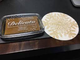 Delicata Glitz Gold Ink / Tinta Dorada Extremo Tintas Tsukineko