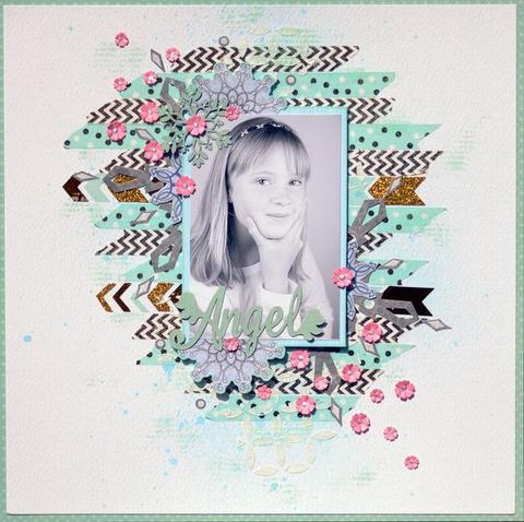 Washi Tape Gold Foil Chevron / Cinta con Dorado Descontinuado BoBunny