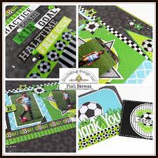 Football Soccer Washi Tape / Cinta Adhesiva de Fútbol Adhesivos / Pegamentos Doodlebug