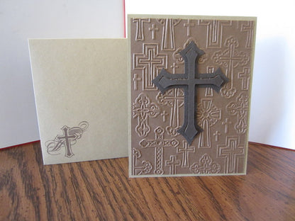 Crosses Embossing / Folder de Grabado Cruces Descontinuado Darice