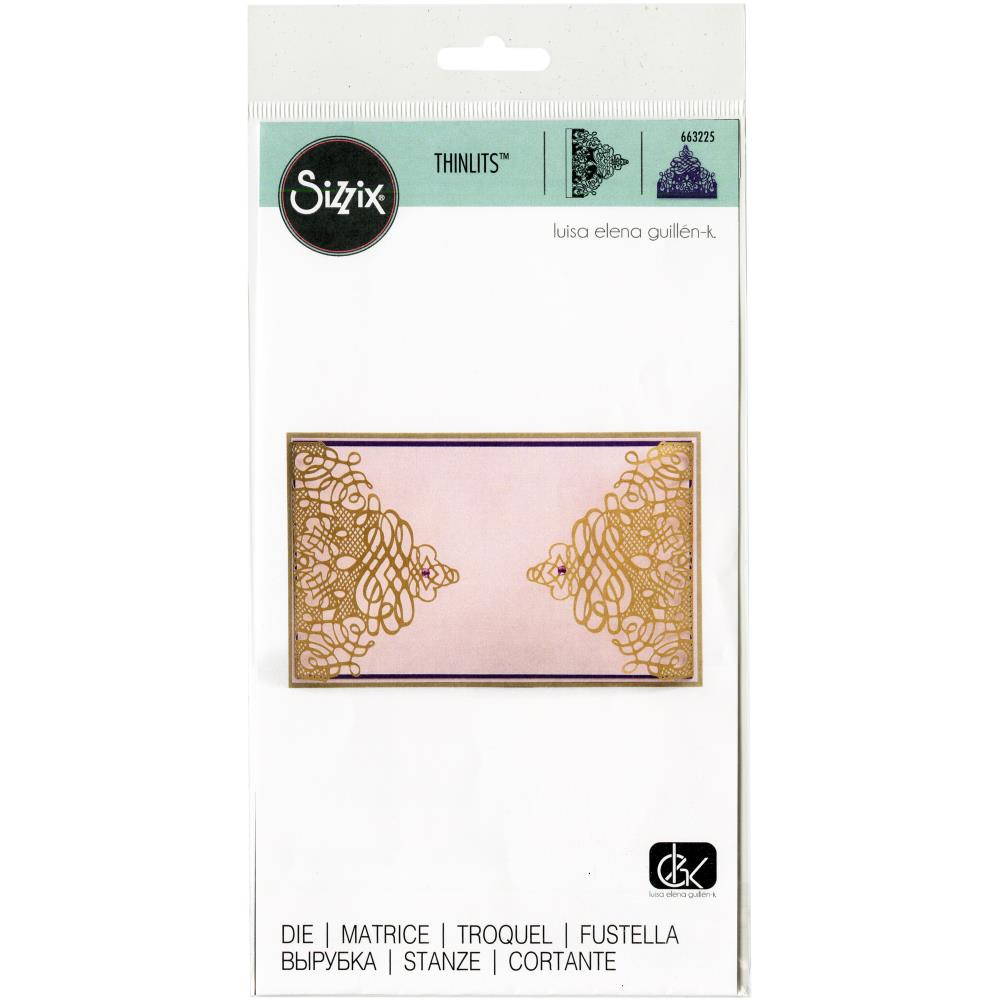 Thinlits Delicate Invitation Flap Die / Suaje de Invitación Delicada Descontinuado Sizzix