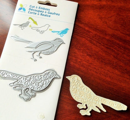 Momenta Cut &amp; Emboss Die Birds / Suaje de Pájaro Dados de Corte / Suajes / Troqueles Momenta