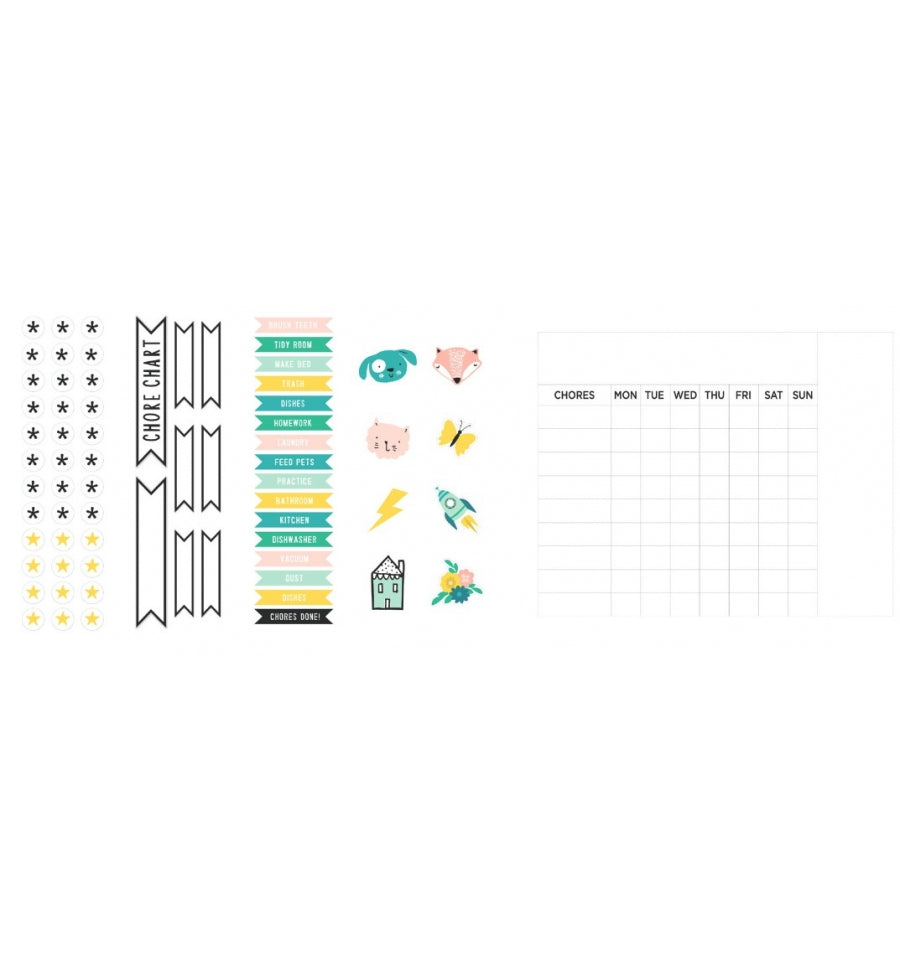 Magnet Studio Collection Magnet Board Kits Chore Chart / Tablero Magnético para Tareas Descontinuado Maggie Holmes