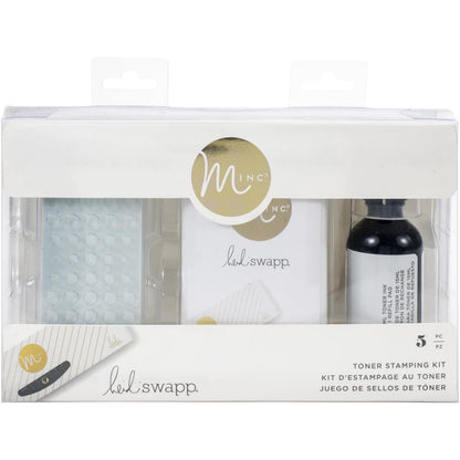 Minc Toner Stamping Kit / Kit para Estampado en Tóner Tintas Heidi Swapp