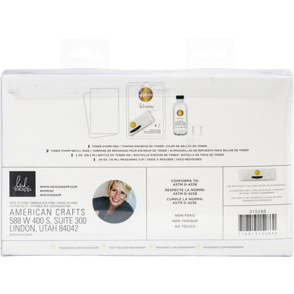 Minc Toner Stamping Kit / Kit para Estampado en Tóner Tintas Heidi Swapp