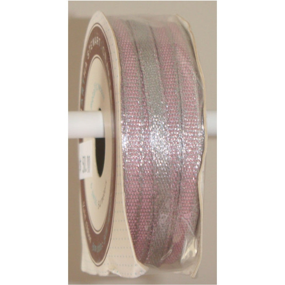 Metallic Weave Ribbon / Listón Metálico Doble Cara Descontinuado Martha Stewart