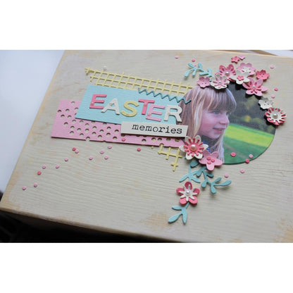 Thinlits Pop Art Uppercase Dies / Suaje Alfabeto en Mayúsculas Descontinuado Sizzix
