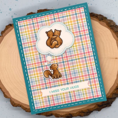 Perfectly Plaid Remix Petite Paper Pad 6" / Block de Papel Tartán 6"  Lawn Fawn
