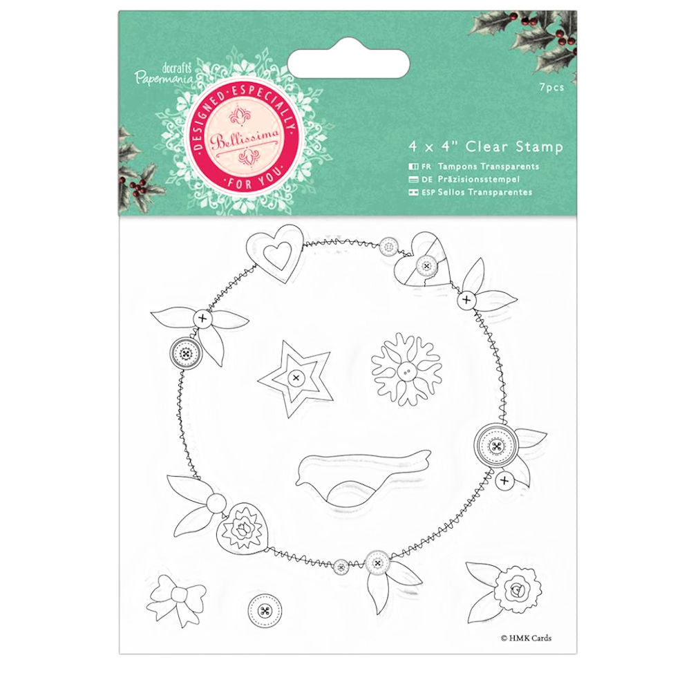 Clear Acrylic Stamps / Sellos de Polímero Sellos Docrafts