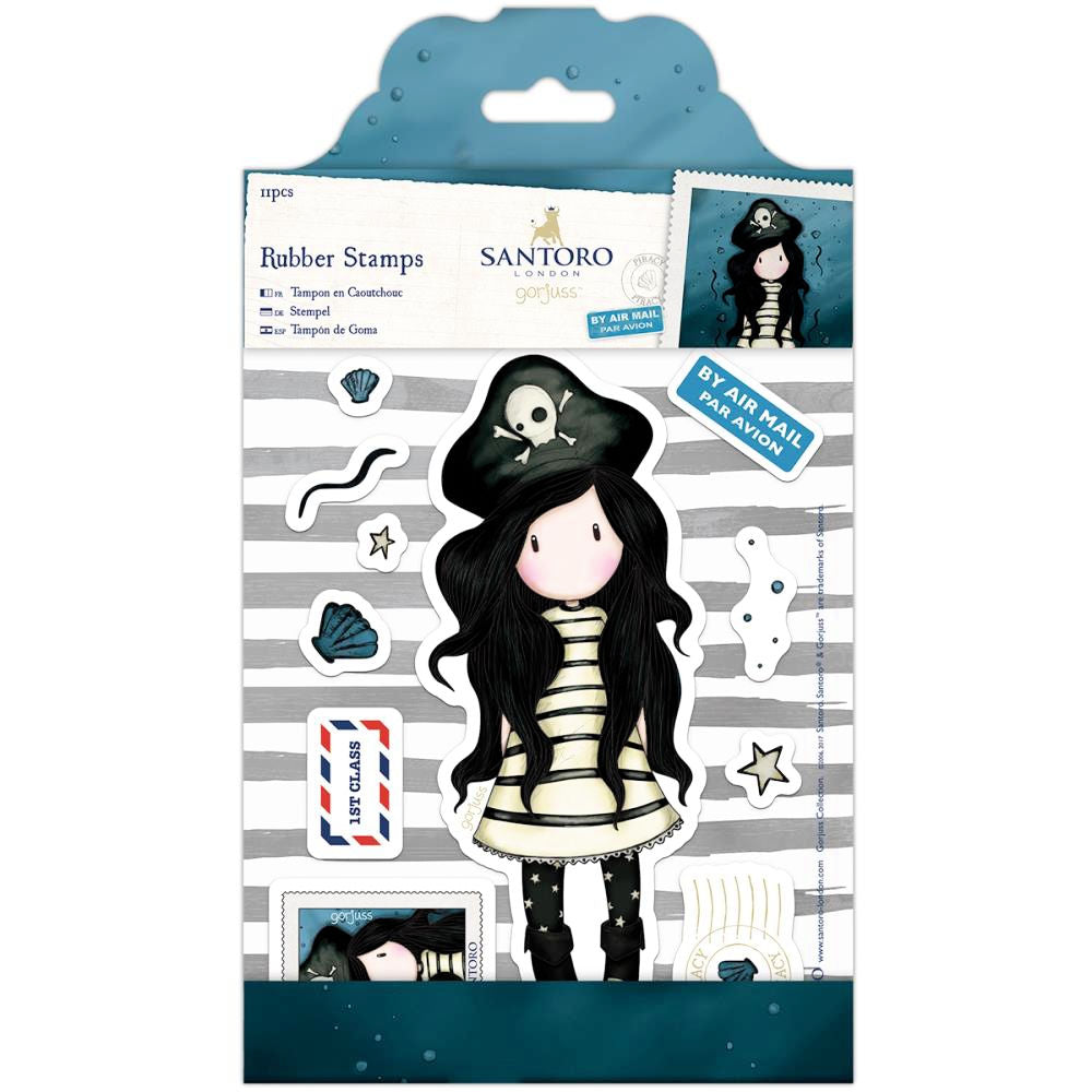 Gorjuss Piracy / Sellos de Goma Cling Gorjuss Sellos Santoro