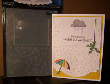 Embossing Raindrops and Umbrella / Folder de Grabado Sombrilla y Lluvia Descontinuado Darice