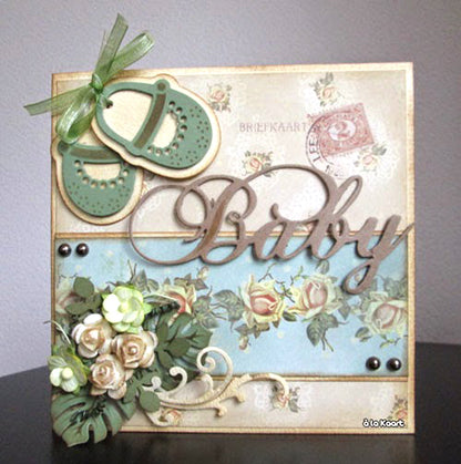 Baby Text &amp; Safety Pin / Bebe y Segurito Descontinuado Marianne design