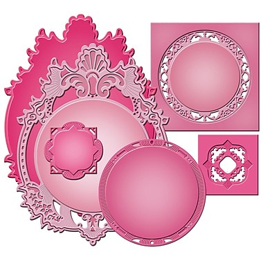 Nestabilities Majestic Elements Dies Gold Majesty Circles / Suajes de Corte Círculos Descontinuado Spellbinders