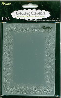 Embossing Doily Lace / Folder de Grabado Marco de Encaje Descontinuado Darice