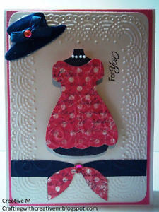 Embossing Doily Lace / Folder de Grabado Marco de Encaje Descontinuado Darice