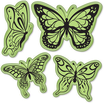 Sellos de Goma Cling Mariposa / Butterflies Descontinuado Inkadinkado