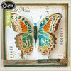 Layered Butterfly Die &amp; Embossing Folder / Suaje de Corte y Folder de Grabado de Mariposa Exotica