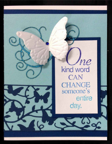 Suaje de corte de mariposa entre redes / Butterflies among the vines mesh border Dados de Corte / Suajes / Troqueles Darice