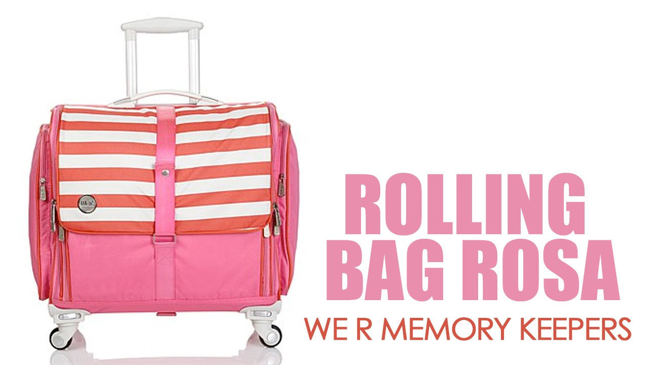 Mochila Organizadora con Ruedas / Crafter´s 360 Rolling Bag Descontinuado We R Memory Keepers