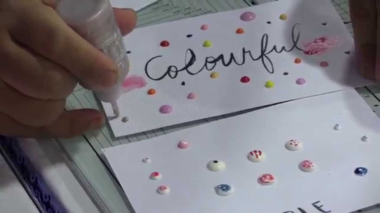 Glitter Drops Golden Sunset  / Pintura de Realce Oro Brillante Adornos / Embellishments Nuvo